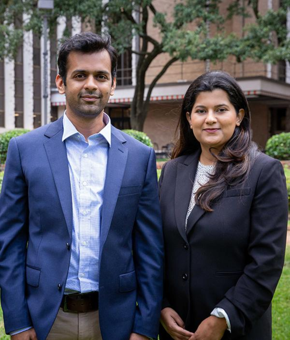 Study authors Ashish Deshmukh, PhD, MPH; and Kalyani Sonawane, PhD. (Photo by Maricruz Kwon/UTHealth) Study authors Ashish Deshmukh, PhD, MPH; and Kalyani Sonawane, PhD. (Photo by Maricruz Kwon/UTHealth)